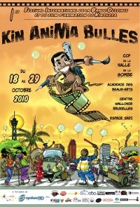 Affiche du 1er Festival Kin Anima Bulles à Kinshasa (RDC)