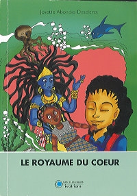 dessin de petite fille les yeux fermés avec poupée et Mamy Wata