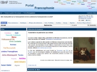 Site de la francophonie - BnF