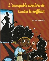 Une jeune coiffeur aperçoit l'ombre d'une femme sur le pas de la porte