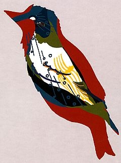 Illustration de Hiba Farran extraite de Vole oiseau vole, Fly bird fly, طير يا 