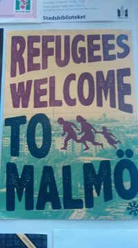Malmo welcomes refugees