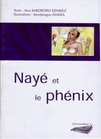 dans un rectangle en haut à droite, belle jeune femme à la brassière blanche, oiseau blanc à sa gauche