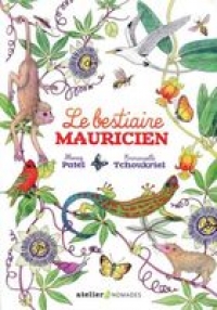 Tous les animaux de ce bestiaire illustrent la couverture en une farandole autou