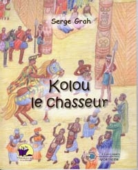 Dessin montrant l'arrivée d'un homme à cheval aux portes d'un palais; divers personnages à sa droite et sa gauche