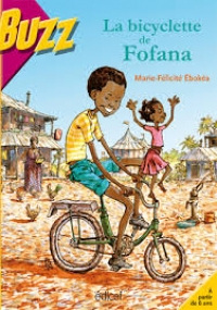 illustration d'un garçon grand et une fille très menue sur une bicyclette, dans 