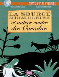 Sur un fond vert, se détache en ombre chinoise une charette à cheval conduite par un homme. Devant, la silhouette d'une femme.