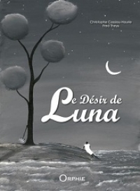 Un personnage se repose sur un ilôt, sur fond de clair de lune