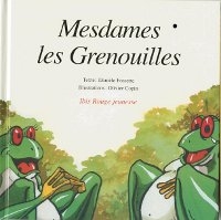 Deux grenouilles vertes avec de gros yeux rouges sont assises et papotent