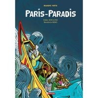 pirogue chargée d'Africains dans une mère dangereuse