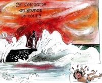 Illustration de Marie Hamon extraite de Colère de Sébastien Giraud,  Orphie, 201