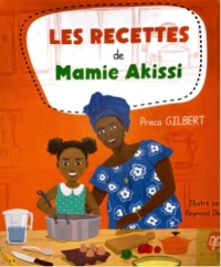 Un grand-mère et sa petite fille en train de cuisiner