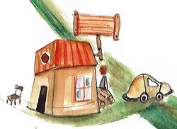 Illustration de Baraa al-Awour extraite de [Des maisons dans les arbres] منازل ف