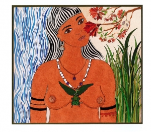Waliha, l’héroïne du conte guyanais : La baleine aux yeux verts aux éditions Kanjil, 2021. Waliha, l’héroïne du conte guyanais : La baleine aux yeux verts aux éditions Kanjil, 2021.