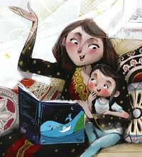 Extrait de "Portez-vous bien" Une maman raconte une histoire à sa petite fille